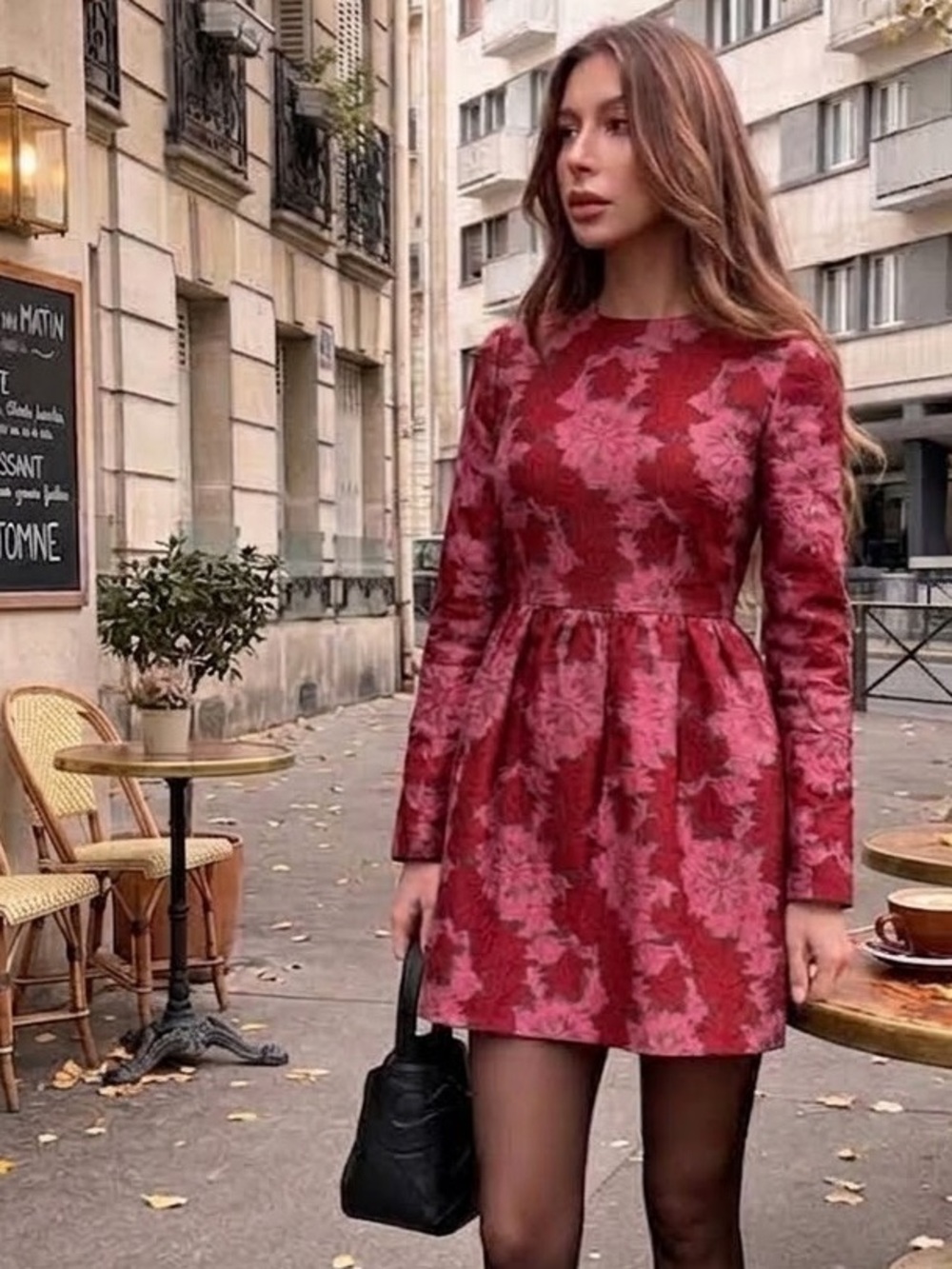 P.A.R.O.S.H. $680 • 33” bust • structured heavy jacquard brocade mini dress